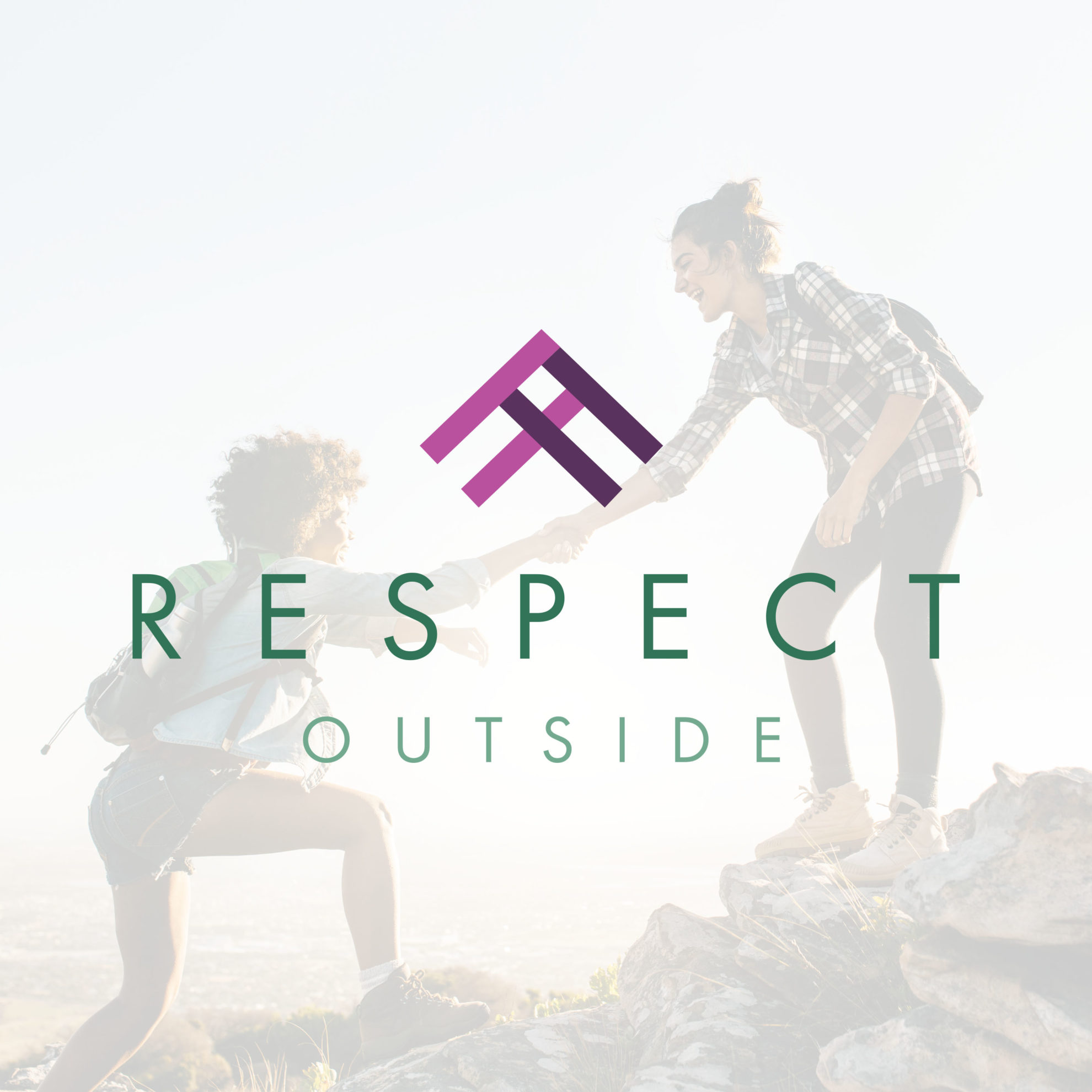 Respect Outside logo designed by Brittney Gaddis Design