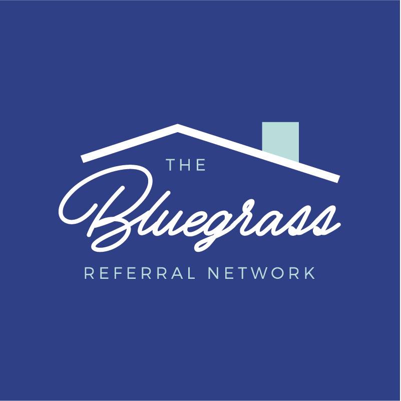 The Bluegrass referral network real estate logo