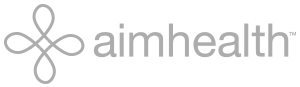 aim health logo grey