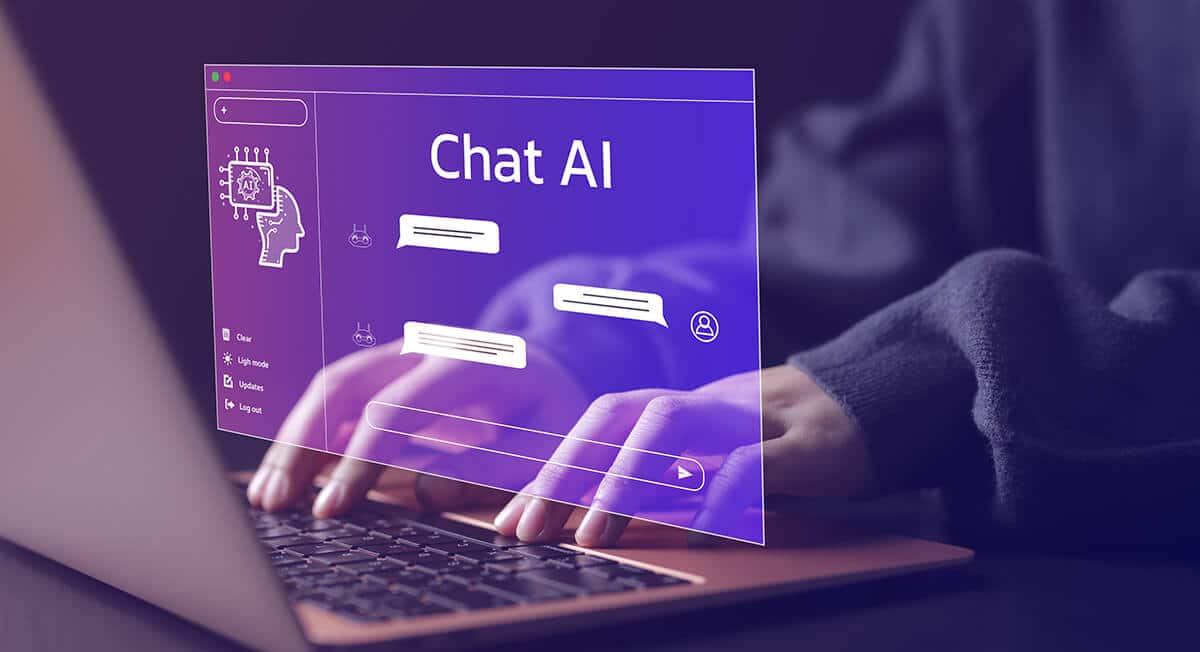 AI chat bot on ecommerce website