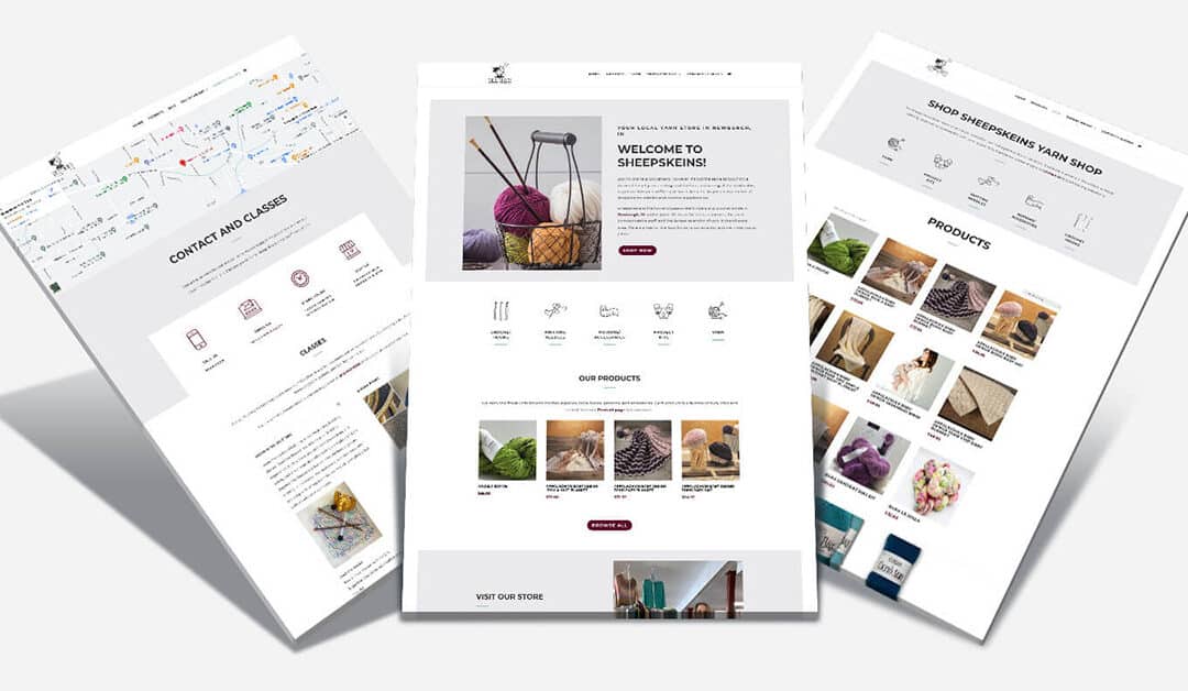 Ecommerce website design for sheepskeins built on the wordpress platform with woocommerce