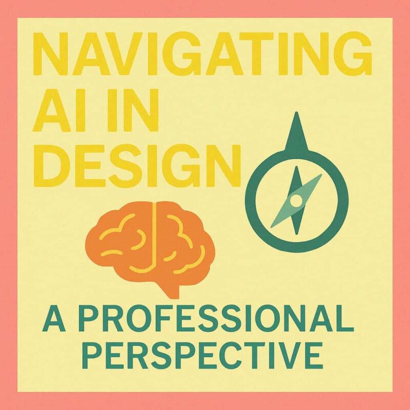 AI-generated design example lacking brand cohesion