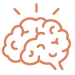 Brandng icon of a brain